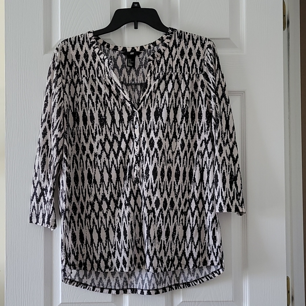 H&M 3/4 Sleeve Top